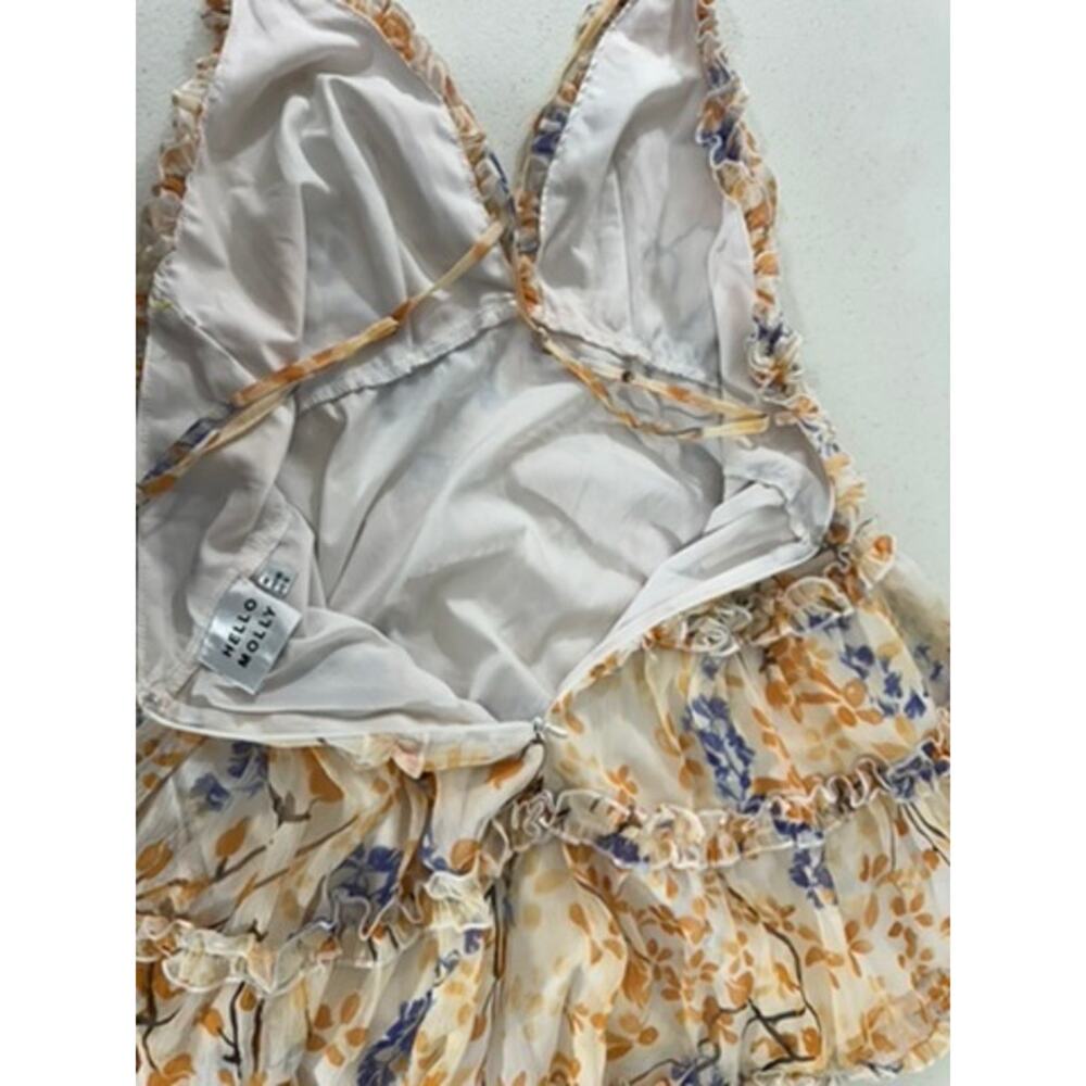 "Hello Molly" Only Yesterday SZ 6 Babydoll Floral Fairy Ruffles Sheer Feminine - Picture 11 of 11